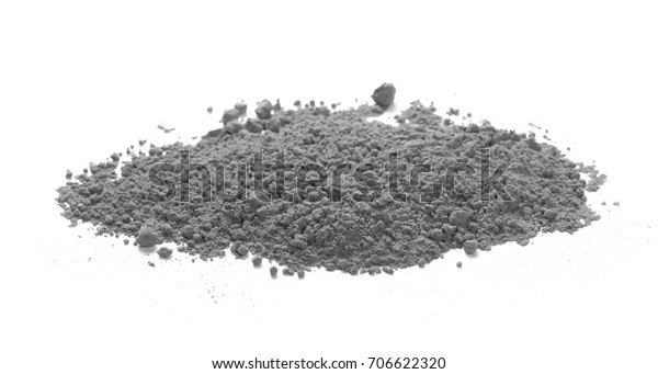 Pile Gunpowder Black Powder Isolated On Stock Photo 706622320 ...