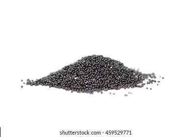 A pile of gunpowder isolated