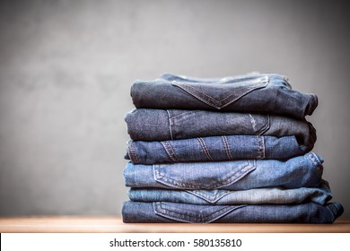 Pile of jeans - Powered by Shutterstock