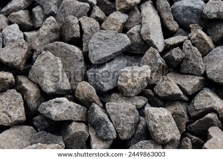 pile of large gray pebbles