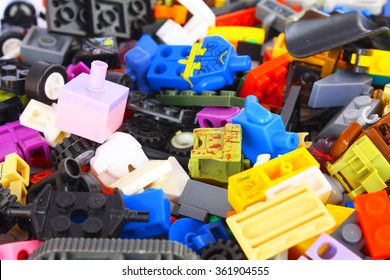 Pile Of Lego Blocks