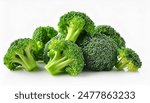 Pile Lots of broccoli. Broccoli Background Concept. Vegetables over broccoli. from the top view