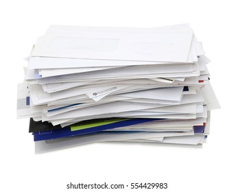 Pile Of Mails On White Table