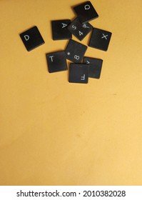 Pile Of Missing Keyboard Keys.