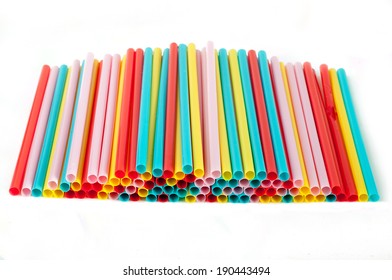 Pile Multicolored Pipes Drinking Stock Photo 190443494 | Shutterstock