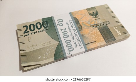 Pile New Bills Idr 2000 Indonesian Stock Photo 2196653297 | Shutterstock