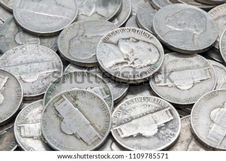 Pile of nickles