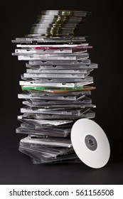 Pile Of Old CD Cases