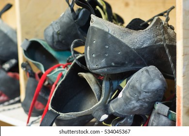 used climbing shoes