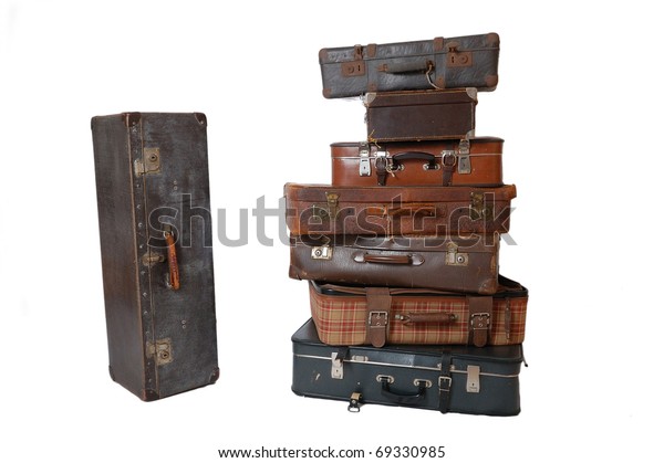 old vintage suitcases