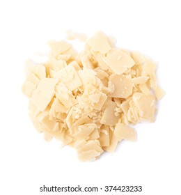 Pile Of Parmesan Cheese Flakes