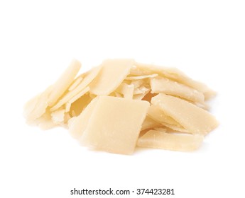 Pile Of Parmesan Cheese Flakes