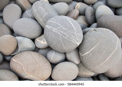 Pile of pebbles texture