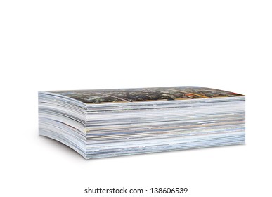 Pile Of Photos Printed On Photo Paper