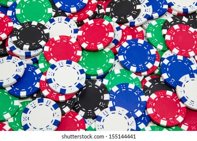 Pile Of Poker Chips