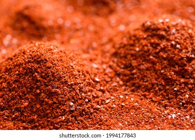 Pile Of Red Cayenne Pepper Texture For Background, Chili Flakes, Chili Powder