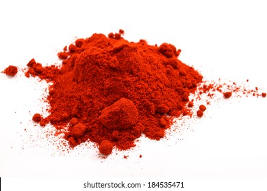 Pile Of Red Paprika Powder