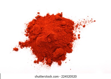 Pile Of Red Paprika Powder