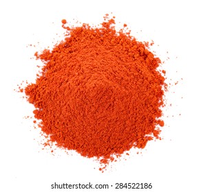 Pile Of Red Paprika Powder