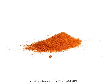 Pile of red paprika powder on white background - Powered by Shutterstock