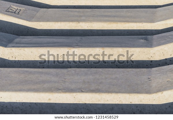 Pile Reinforced Concrete Sleepers Good Quality Stock Photo 1231458529 ...