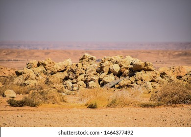 Pile Of Rocks In The Iraqi Desert