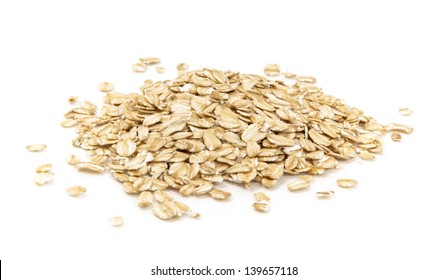 Pile Of Rolled Oats