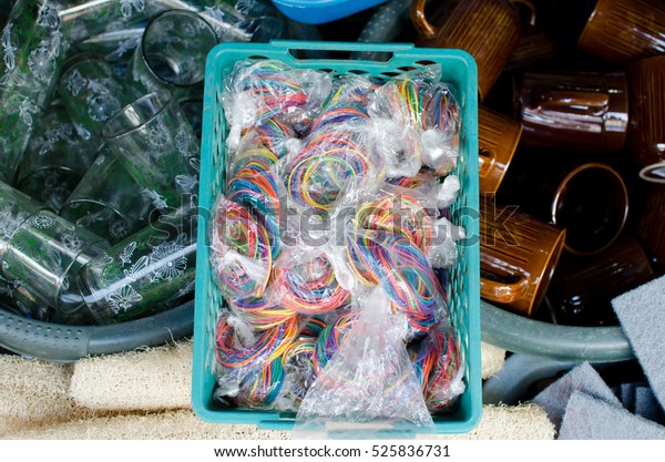 clear plastic rubber bands