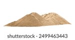 Pile of Sand Isolated on transparent Background, PNG File