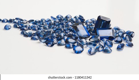 Pile Of Saphire Diamonds