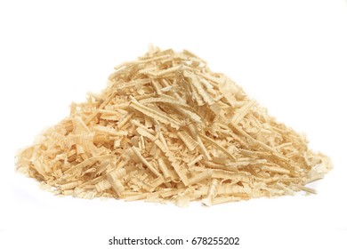 Pile Of Shavings From Pine