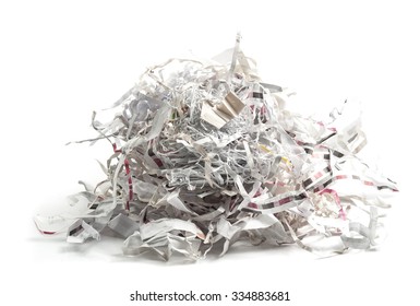 Pile Of Shredded Paper