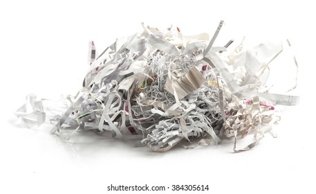 Pile Of Shredded Paper