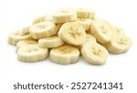 Pile of Sliced sweet Bananas