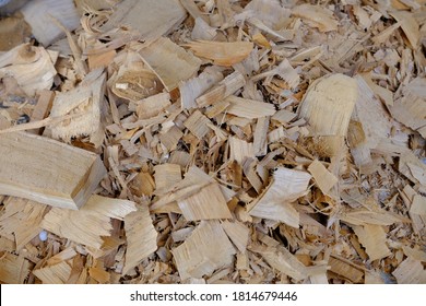 Pile Of Small Pieces Of Scrap Wood