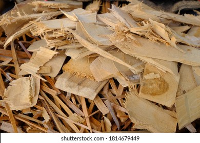 Pile Of Small Pieces Of Scrap Wood