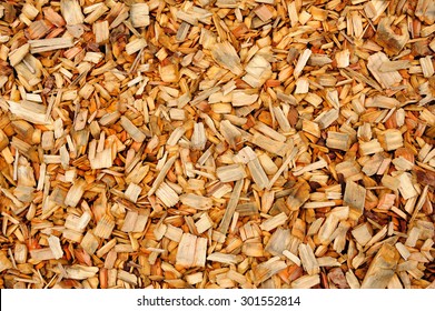 Pile Of Small Pieces Of Scrap Wood