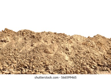 pile Soil or dirt isolated on white background - Shutterstock ID 566599465