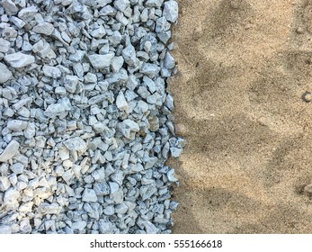 pile of stones and sand