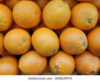 Pile Of Sunkist Orange On The Market