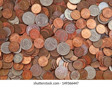 Pile Of The US Coins