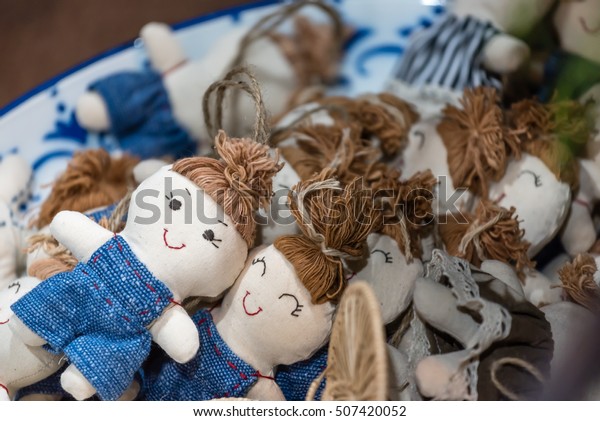 vintage fabric dolls