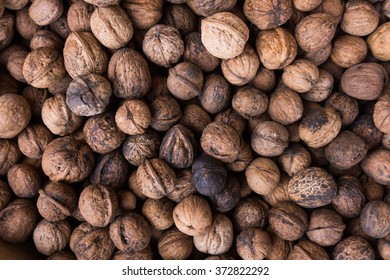 Pile of walnuts