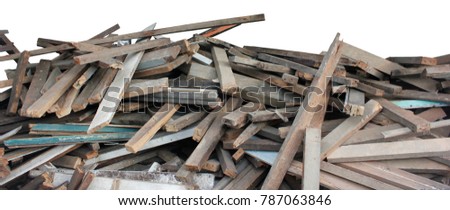 Similar – Image, Stock Photo Wooden slats in waste container