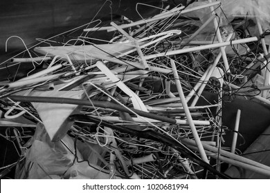 Pile Of Wire Hangers