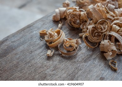 Pile Of Wood Sawdust