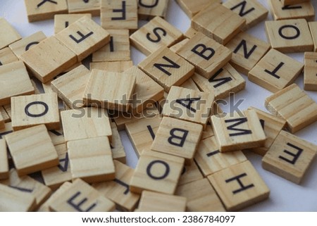 pile of wooden alphabet blocks