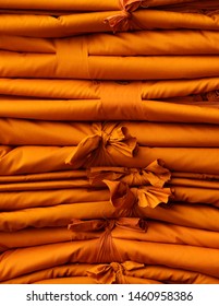 Pile Of Yellow Robe, Fold Fabric Texture