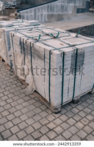 Similar – Image, Stock Photo Stack of laptops in the storage room of a company