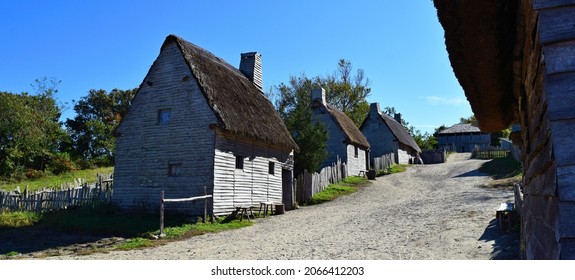 Pilgrim Settlement Plymouth Plantation Massachusetts